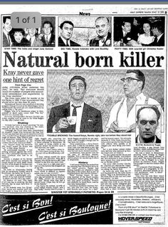 an article in the news about natural born killers