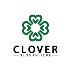 the clover logo is green and black