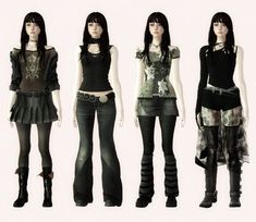 sims4 Tumblr Sims 4, Sims4 Clothes, Sims 4 Collections, Sims Hair, Sims 4 Mods Clothes, Makeup Tricks, Skirt Shoes, Where To Shop, Grunge Goth