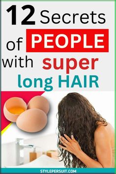 Redefine your style with \ Ways To Grow Hair, Grow Natural Hair Faster, Extremely Long Hair, Long Hair Tips, Shaggy Bob