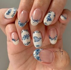 Milky Nails, Hello Nails, Her Nails, March 25, Funky Nails, Pretty Acrylic Nails, Floral Nails, Chic Nails