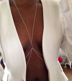 Body Chain Jóias Body Chains, Body Necklace, Body Chains, Body Chain Jewelry, Body Jewellery, Chains Jewelry, Body Jewelry, Jewelry Inspiration, Beautiful Jewelry