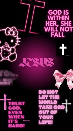 Bible quotes, hello kitty, bows, and the cross Happy Bible Quotes, Iphone Wallpaper Quotes Inspirational, Christian Iphone Wallpaper, Pink Wallpaper Hello Kitty, Pretty Wallpaper Ipad, Christian Motivational Quotes, Cute Bibles, Christian Quotes Wallpaper, Wallpaper Iphone Love