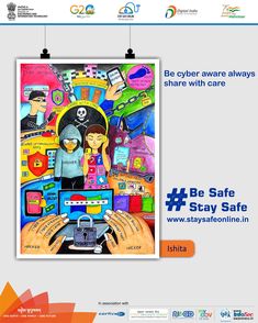 an advertisement for stay safe in india