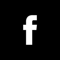 the logo for facebook is shown in white on a black background, with an arrow pointing to the left