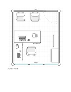 the floor plan for a bedroom and bathroom