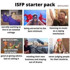 Isfp Starterpack, Isfp Memes, Personality Chart