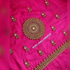 Blouse Sleev Design Images, Simple Designs For Blouse Work, Beadwork Blouse Design, Aari Work On Sleeves, Simple Aari Sleeves Design For Blouse, Aariwork Hand Design, Aari Work Blouse Under 1000, Sleeve Design For Aari Work, Simple Hand Aari Designs For Blouses