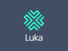 the luka logo on a dark background