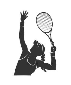 a woman holding a tennis racket up in the air with her arm raised to hit it