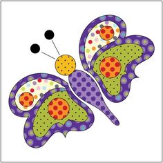 an image of a butterfly with dots on it