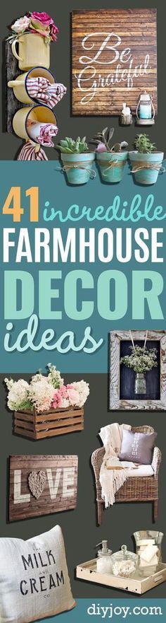 farmhouse decor ideas that are easy to make