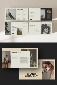 HAUS | Brand Strategy Minimalist Presentation Design, Instagram Grid Design, Mises En Page Design Graphique, Minimalist Furniture Design, Website Design Inspiration Layout, 잡지 레이아웃, Brochure Design Creative, Business Branding Inspiration