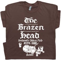 Dublin Ireland Bar T Shirt Famous Irish Bar Cool Beer Tee Pub St Patricks Day T Shirt Vintage Alcohol Scotland Drinking Whisky Tee Easy 30 day return policy Cool Beer, Vintage Alcohol, Irish Bar, Bar Shirt, Old Pub, Irish Tshirts, Irish Pub, Beer Shirts, Bella Canvas Tees