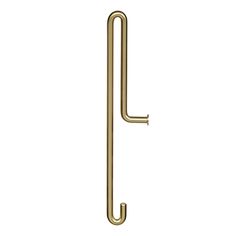 a metal hook on a white background