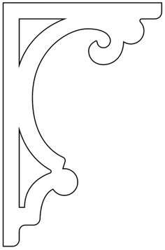 the letter k is shown in black and white with an ornate design on it's corner