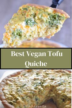 the best vegan tofu quiche recipe