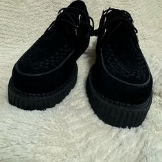 Nonsmoking New Without Box. Leather Uppers. Men’s Size 9, Women’s Size 11 Happy To Answer Questions! Tuk Shoes, Platform Creepers, Creepers Shoes, Creepers, Derby, Shoes Mens, Leather Upper, Men's Shoes, Oxford