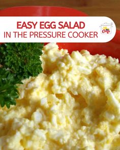 Easy Egg Salad Recipe using an Instant Pot Just like Oma Potato Salad With Egg, Egg Salad Recipe, Cucumber Recipes Salad, Potatoe Salad Recipe, Instant Pot Pressure Cooker