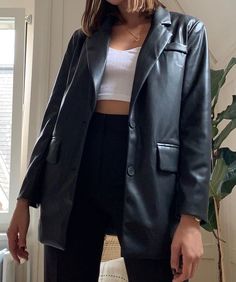 Mode Dope, Look Retro, Fashion Weeks, Leather Blazer