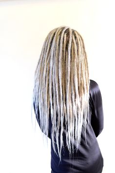 Long Blonde Dreads, Blond Dreads, Blond Dreadlocks, White Coyote, Short Dreads