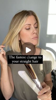 One Length Hair Styles, How To Style A Lob Shoulder Length, Straightner Curls For Short Hair, How To Wave Shoulder Length Hair, Long Bob Waves Tutorial, How To Style Shoulder Length Hair Tutorials, Jocelyn Mcclellan Hair Short, Curl Hair With Straight Iron Short Hair, How To Style Shoulder Length Hair Ideas