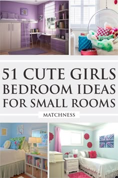 some girls'bedroom ideas for small rooms