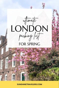 the ultimate london packing list for spring