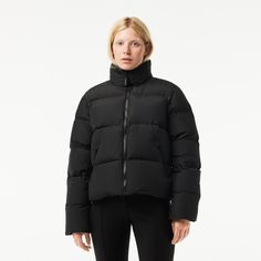 Warm. Easy to fold. Functional. With added Lacoste style. An essential signature down jacket, with impeccable details. Lacoste Outfit, Womens Jackets Casual, Puffer Jacket Women, Sports Brands, Casual Jacket, High Collar, Puffer Jacket, Outerwear Jackets, Down Jacket