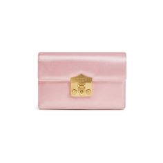 Flash Wallet clutch in baby pink satin with mat gold removable chain. Details : Snap closure Mat Gold accessories6 cc compartment Internal pocket Measurements : 18x12x4 cm Made in Italy Designer Compact Pink Bag, Designer Pink Clutch For Evening, Luxury Pink Clutch For Formal Occasions, Designer Pink Evening Clutch, Pink Rectangular Shoulder Bag For Formal Occasions, Pink Formal Shoulder Bag Rectangular Case, Classic Pink Shoulder Bag For Evening, Pink Rectangular Formal Shoulder Bag, Chic Pink Clutch For Formal Occasions