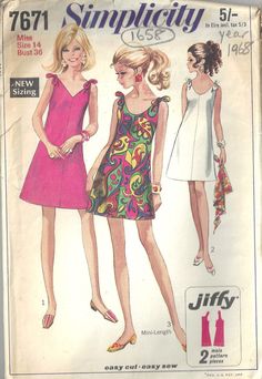 two women in dresses and sandals on the cover of a sewing pattern