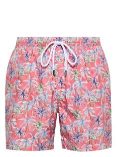 red/multicolour palm tree print elasticated waistband two side slit pockets rear flap pocket internal mesh briefs drawstring fastening Be mindful to try on swimwear over your own garments. Balenciaga Speed, Reebok Club C, Versace Outfit, Be Mindful, Palm Tree Print, Balenciaga Triple S, Printed Swim, Dress Watch, Custom Watch