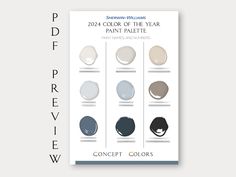 the color guide for paint palettes from sheryly williams's new book