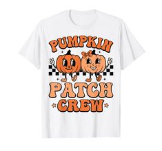 PRICES MAY VARY. Groovy Pumpkin Patch Crew Squad Thanksgiving Fall Autumn Gift For Men,Women,Kids,Girls,Boys Lightweight, Classic fit, Double-needle sleeve and bottom hem Autumn T Shirts, Autumn Gifts, Gift For Men, Pumpkin Patch, Fall Autumn, Branded T Shirts, Mens Gifts, Top Styles, Fashion Branding