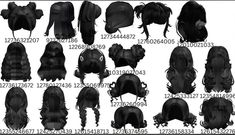 Black Dress Codes For Berry Ave, Cute Roblox Hair Combos, Berry Avenue Hair Combos, Berry Avenue Black Hair Codes, Berry Avenue Hair, Roblox Hair Combos