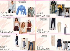 Soft Dramatic Kibbe Style Fashion Looks, Soft Dramatic Loungewear, Soft Summer Soft Dramatic, Soft Dramatic Skirt Outfits, Casual Soft Dramatic Outfits, Soft Dramatic Jewelry, Soft Dramatic Winter, Soft Dramatic Capsule Wardrobe, Dramatic Casual Outfit