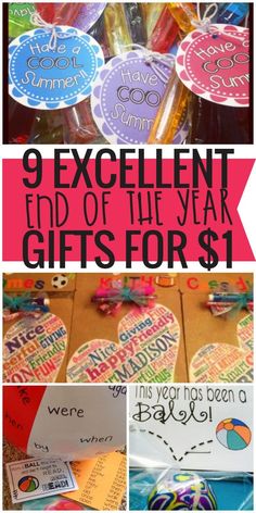 the 9 excellent end of the year gifts for $ 1, including free printable tags