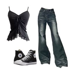 2000 Grunge Outfits, Grunge Ootd, 2000 Grunge, Outfits Alt, Alt Shoes, Styl Grunge, 00s Mode, Street Style Outfits Casual