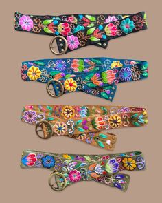 Embroidered Belts are handmade in Peru with intricate, unique designs. Each belt is of superior quality and constructed to last for years. With colorful thread and detailed patterns, these belts add a stylish touch to any ensemble. Fits 32”-40” waist Embroidered Belts, Embroidered Belt, Casual Preppy Outfits, Warm Brown, Preppy Outfits, Black Belt, Chocolate Brown, Peru, Belts