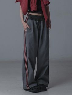 Composition : COTTON100%Color : GRAYCountry of Origin : Republic of Korea Wide Pants, Summer Wardrobe, Pants For Women, Composition, Wardrobe, The Originals, Clothes For Women, Grey, Pants