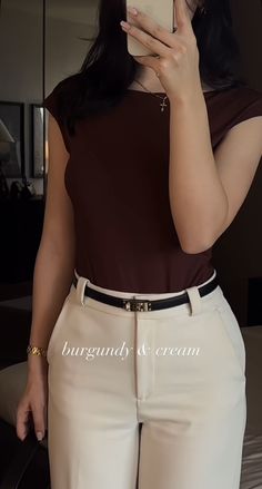 Red Top Outfit, Cute Professional Outfits, Outfit Upgrade, Casual Work Outfits Women, Casual Day Outfits, Classy Dress Outfits, Top Outfit, Classy Casual Outfits, Stylish Work Outfits