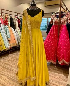 Silk Saree Gown, Indian Fits, Western Gown, Silk Anarkali, Desi Outfits, Long Gowns, Indian Designer Suits, Long Frock, Royalty Aesthetic