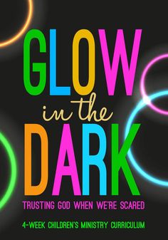 glow in the dark flyer for children's ministry church