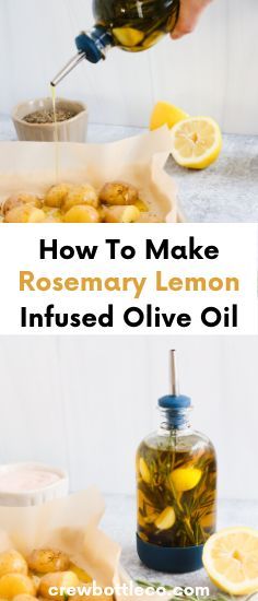 how to make rosemary lemon infused olive oil