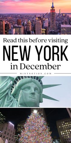 Visiting New York City in December: 10 tips and tricks Night Out In Nyc Outfit Winter, Ny In December, New York Trip In December, Things To Do In New York City In December, Free Things To Do In Nyc At Christmas, What To Wear In New York In December