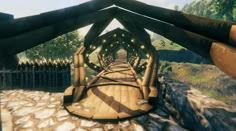 Valheim Builds Ideas, Valheim Bridge, Valhiem Ideas, Valheim Building Ideas, Viking Architecture, Valheim Builds, Viking Hall, Cat Baby Shower