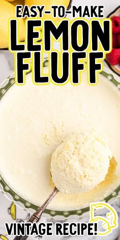 an image of lemon fluff in a bowl