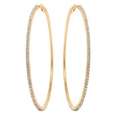 Jessica Simpson Hoop Earring Size: one size.  Color: Gold.  Gender: female.  Age Group: adult. Premium Brands, Jessica Simpson, Gender Female, Jewelry Watches, Age Group, Hoop Earrings, Women Jewelry, Collage, Christmas