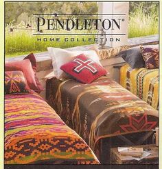 an advertisement for the pendleton home collection