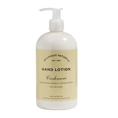 Hillhouse Naturals Hand Lotion 16 Oz. - Cashmere - FreeShippingAllOrders.com French Milled Soap, Coco Butter, Candles Room, Freshen Up Your Home, Room Sprays, Reed Diffusers, Body Care Routine, Hand Lotion, Fragrance Mist